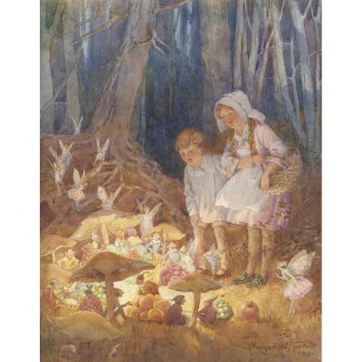 Margaret Tarrant - The Fairies' Market